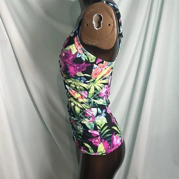 Tommy Bahama Coastal Garden twist front Tankini - Small - New - Picture 4 of 9